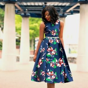 Chicwish Floral Midi dress